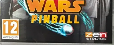 Star Wars Pinball, the PEGI square on its front