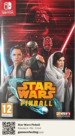 Star Wars Pinball Nintendo Switch, PAL box front