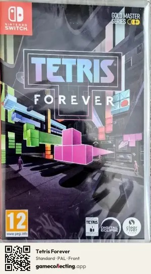 Tetris Forever Nintendo Switch, PAL box front