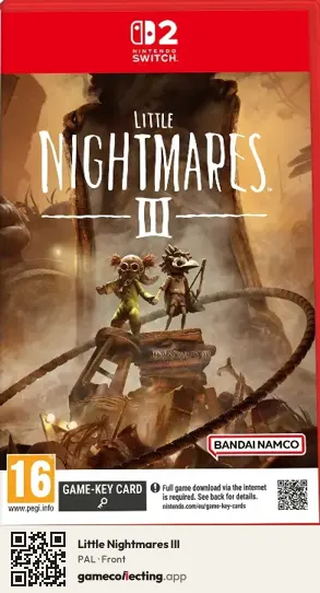Little Nightmares III Nintendo Switch 2, PAL box front