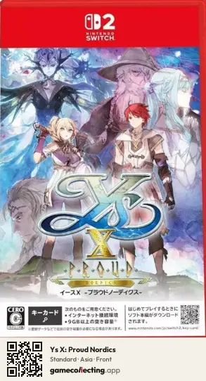Ys X: Proud Nordics Nintendo Switch 2, Asia box front