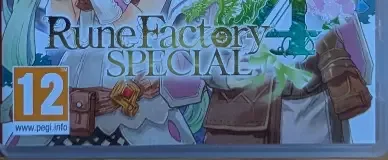 Rune Factory 4 Special, the PEGI square on its front