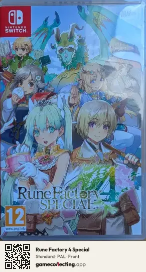 Rune Factory 4 Special Nintendo Switch, PAL box front