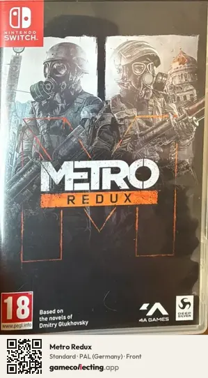 Metro Redux Nintendo Switch, Germany box front