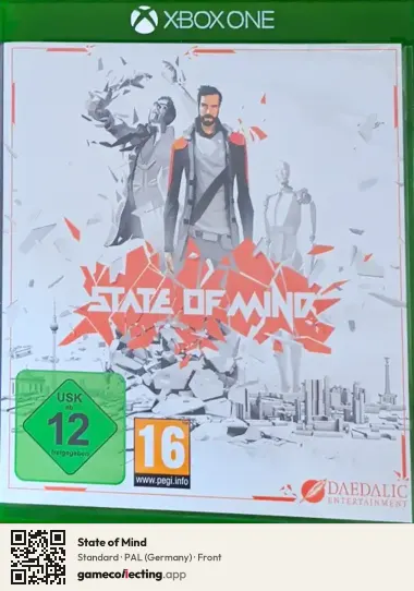 State of Mind Xbox One, Germany box front