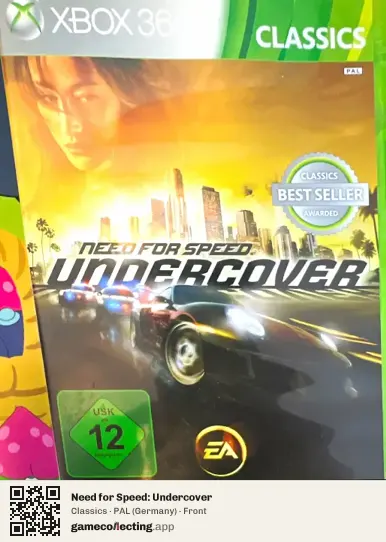 Need for Speed: Undercover Xbox 360, Germany box front