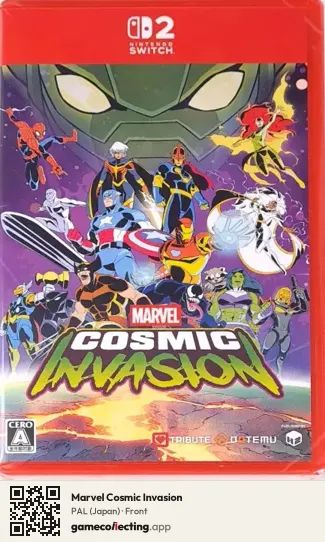 Marvel Cosmic Invasion Nintendo Switch 2, Japan box front