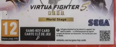 Virtua Fighter 5 R.E.V.O. World Stage, the PEGI square on its front