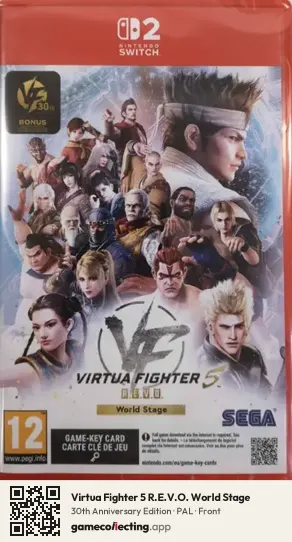Virtua Fighter 5 R.E.V.O. World Stage Nintendo Switch 2, PAL box front