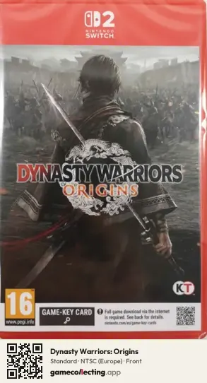 Dynasty Warriors: Origins Nintendo Switch 2, Europe box front