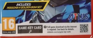 Persona 3 Reload, the PEGI square on its front