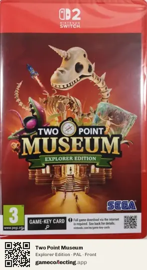 Two Point Museum Nintendo Switch 2, PAL box front