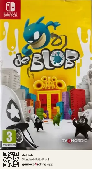 de Blob Nintendo Switch, PAL box front