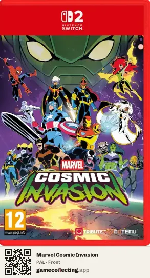 Marvel Cosmic Invasion Nintendo Switch 2, PAL box front
