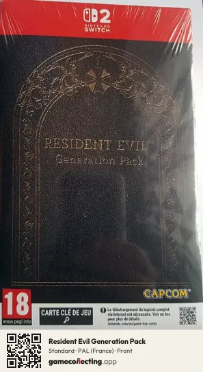 Resident Evil Generation Pack Nintendo Switch 2, France box front