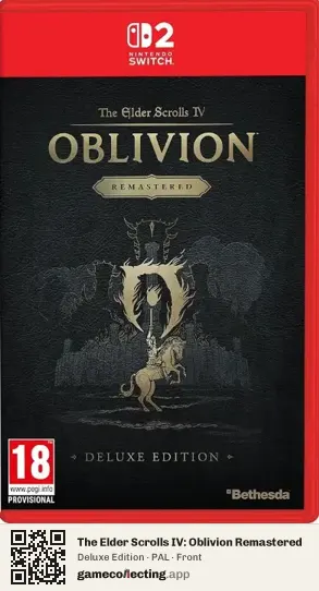 The Elder Scrolls IV: Oblivion Remastered Nintendo Switch 2, PAL box front