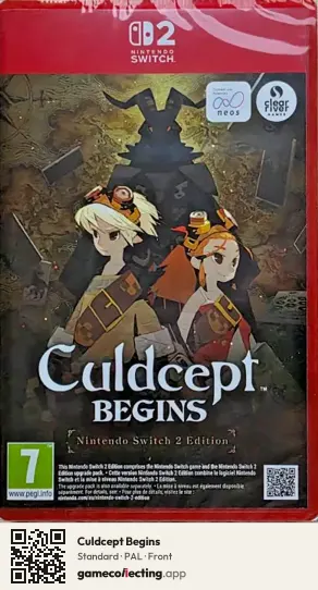 Culdcept Begins Nintendo Switch 2, PAL box front