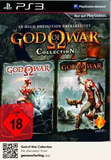 God of War Collection PlayStation 3, Germany box front