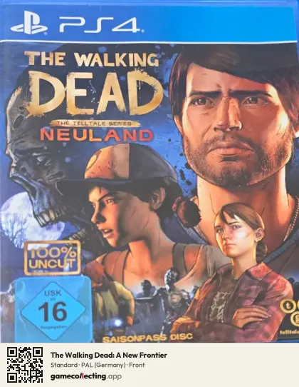 The Walking Dead: A New Frontier PlayStation 4, Germany box front