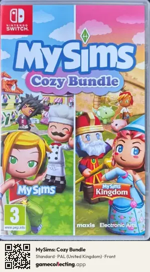 MySims: Cozy Bundle Nintendo Switch, United Kingdom box front