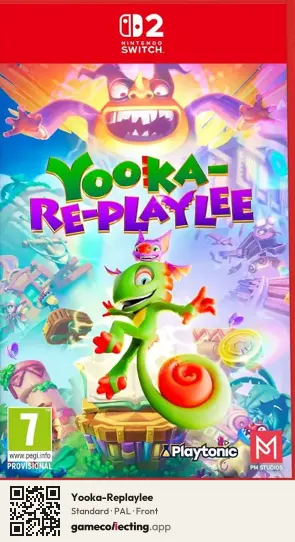 Yooka-Replaylee Nintendo Switch 2, PAL box front