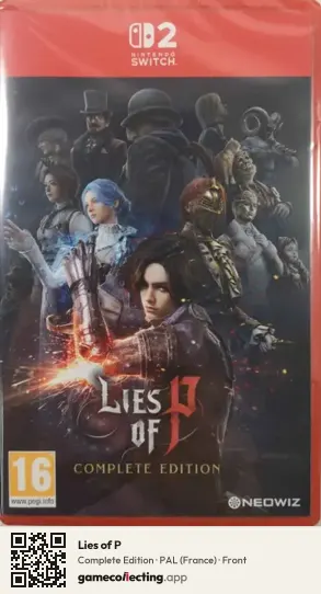 Lies of P Nintendo Switch 2, France box front