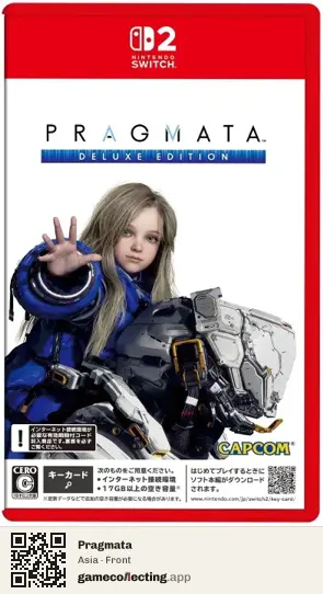 Pragmata Nintendo Switch 2, Asia box front