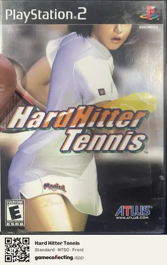 Hard Hitter Tennis PlayStation 2, NTSC box front