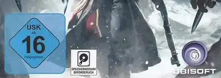 Assassin's Creed Rogue, the USK square on its front