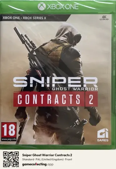 Sniper Ghost Warrior Contracts 2 Xbox One, United Kingdom box front