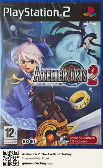 Atelier Iris 2: The Azoth of Destiny PlayStation 2, PAL box front