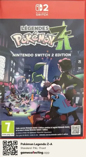 Pokémon Legends: Z-A Nintendo Switch 2, PAL box front