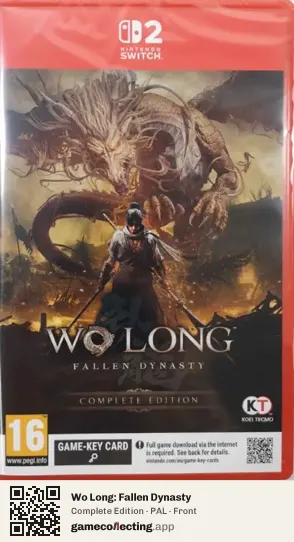 Wo Long: Fallen Dynasty Nintendo Switch 2, PAL box front