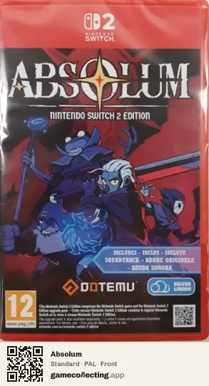 Absolum Nintendo Switch 2, PAL box front