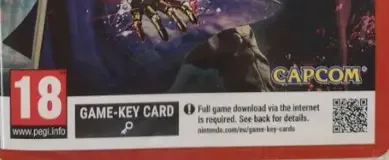 Devil May Cry 5, the PEGI square on its front