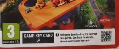 Hot Wheels Infinite Rush, the PEGI square on its front