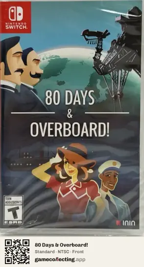 80 Days & Overboard! Nintendo Switch, NTSC box front