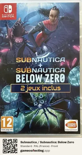 Subnautica / Subnautica: Below Zero Nintendo Switch, France box front