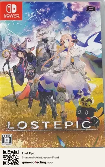 Lost Epic Nintendo Switch, Asia box front