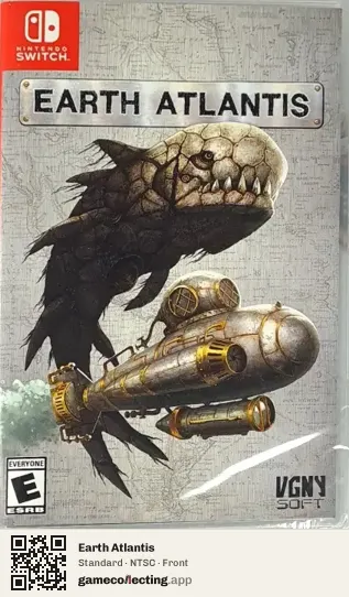 Earth Atlantis Nintendo Switch, NTSC box front