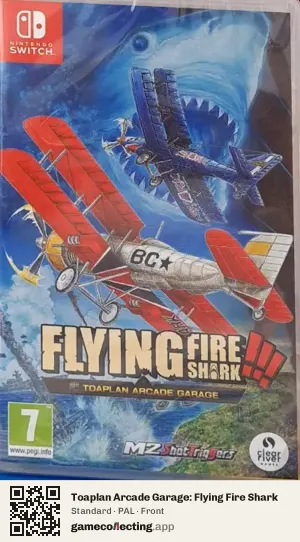 Toaplan Arcade Garage: Flying Fire Shark Nintendo Switch, PAL box front
