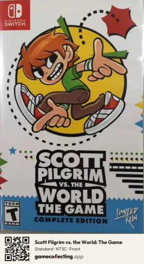 Scott Pilgrim vs. the World: The Game Nintendo Switch, NTSC box front