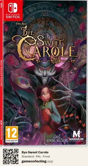 Bye Sweet Carole Nintendo Switch, PAL box front