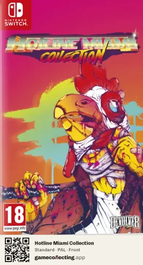 Hotline Miami Collection Nintendo Switch, PAL box front
