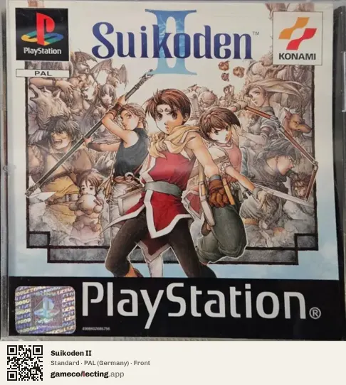 Suikoden II PlayStation, Germany box front