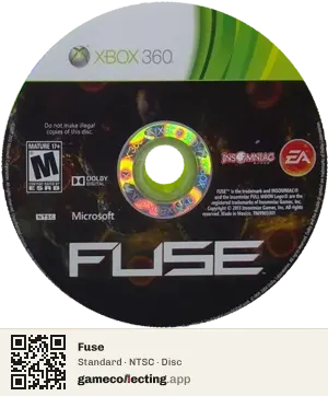 Fuse Xbox 360, NTSC disc