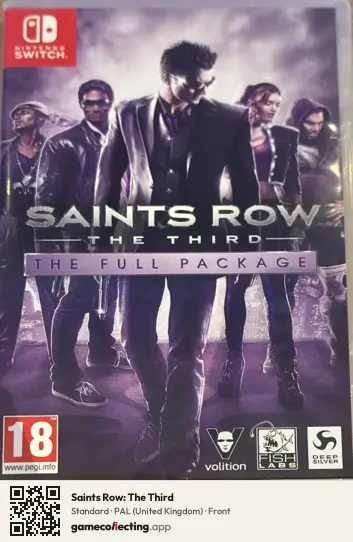 Saints Row: The Third Nintendo Switch, United Kingdom box front