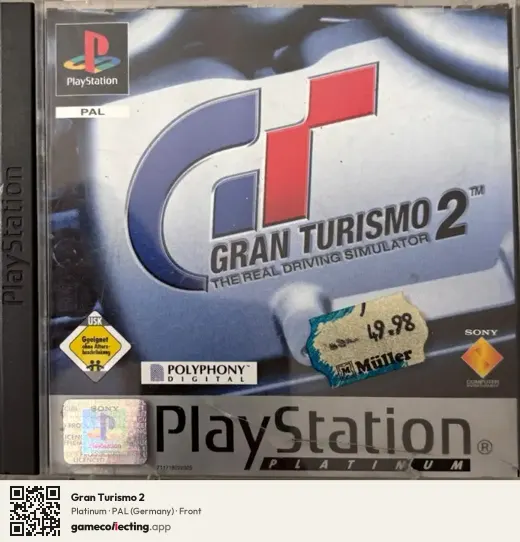 Gran Turismo 2 PlayStation, Germany box front