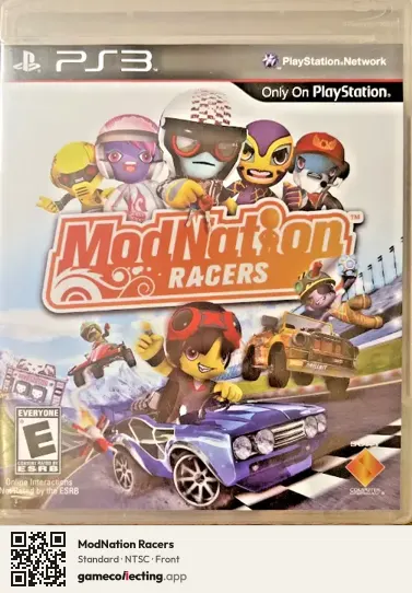 ModNation Racers PlayStation 3, NTSC box front