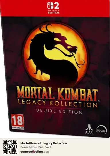 Mortal Kombat: Legacy Kollection Nintendo Switch 2, PAL box front